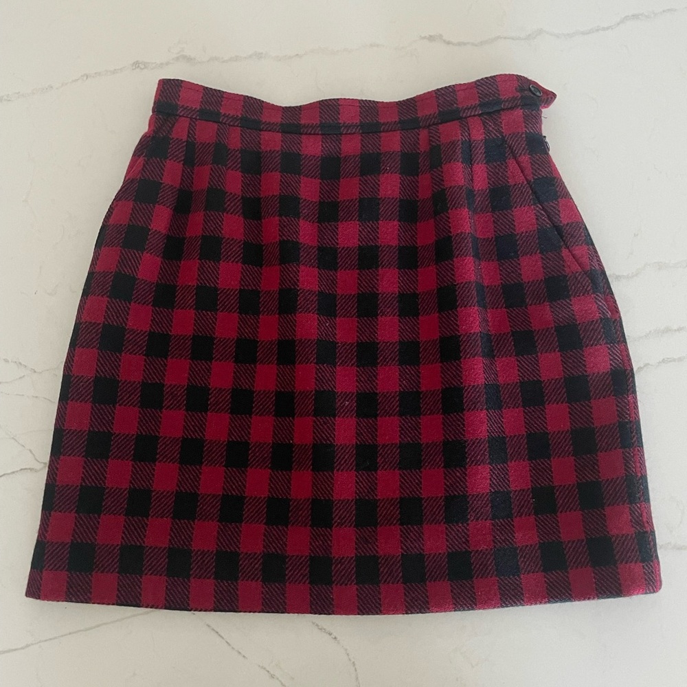 Yves Saint Laurent Vintage Flannel Skirt - Fr 40